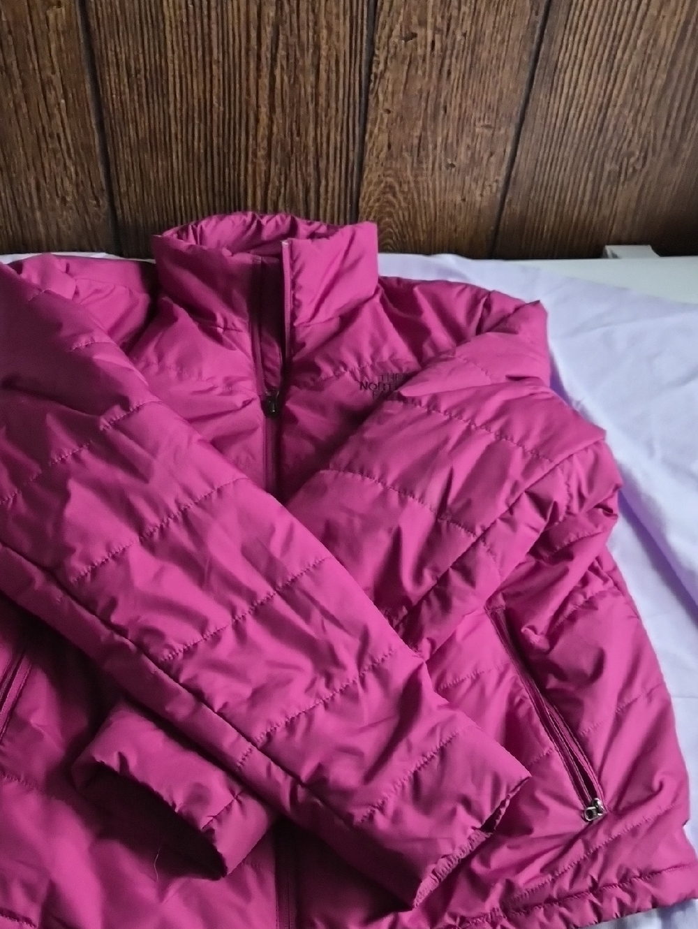 The North Face Hot Pink Lightweight Quilted Jacket